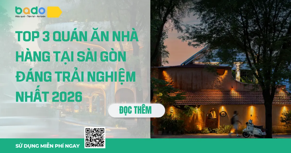 Top 3 Quán Ăn Nhà Hàng Tại Sài Gòn 